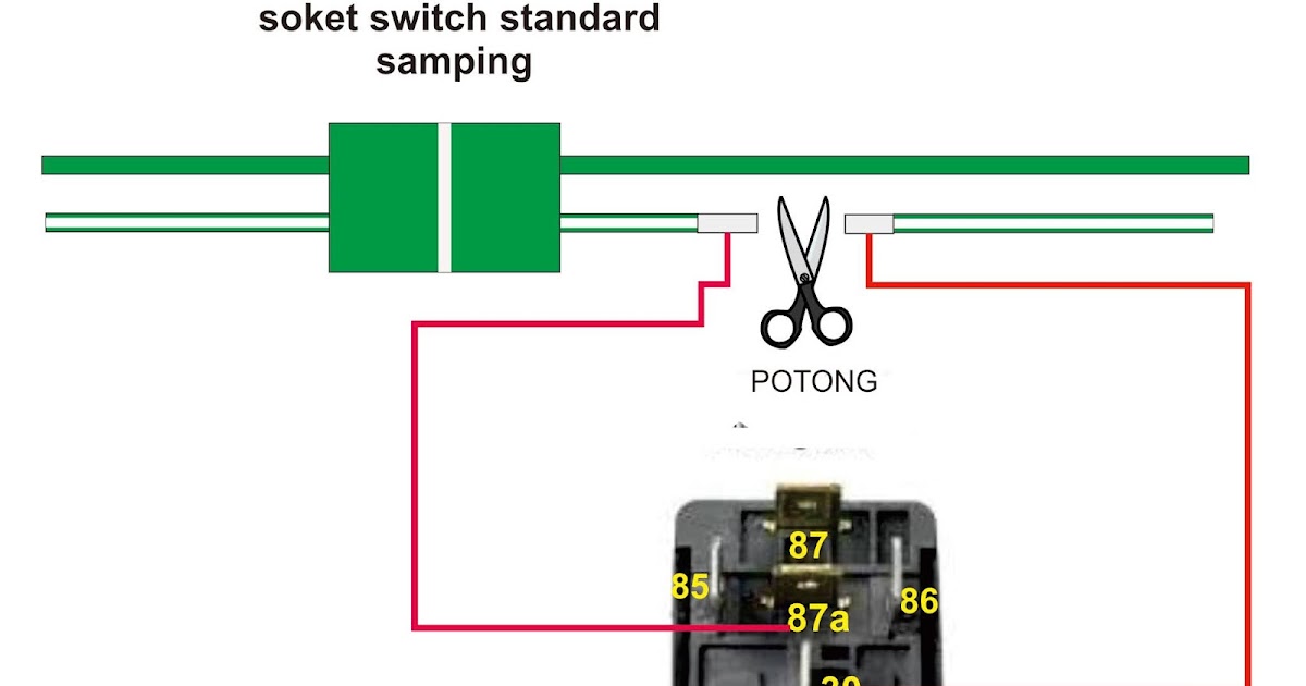 Kabel Standar Samping Nmax. Pasang Relay Pada Kabel Switch Standar Samping Untuk Cut Engine Honda