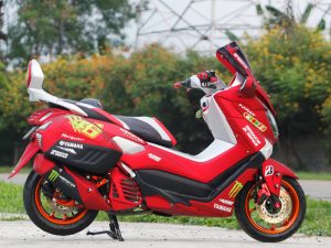 Modif Nmax Merah Marun. MERAH MARUN ELEGAN