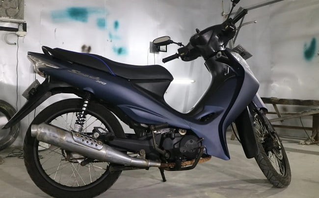 Cat Biru Doff Nmax. Cat Motor Warna Biru Doff / Matte