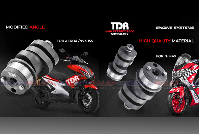 Aerox Vs Nmax Race. Dijamin NMax dan Aerox Langsung Ngacir Dengan Camshaft TDR Racing, Harga Rp 915 ribu-an