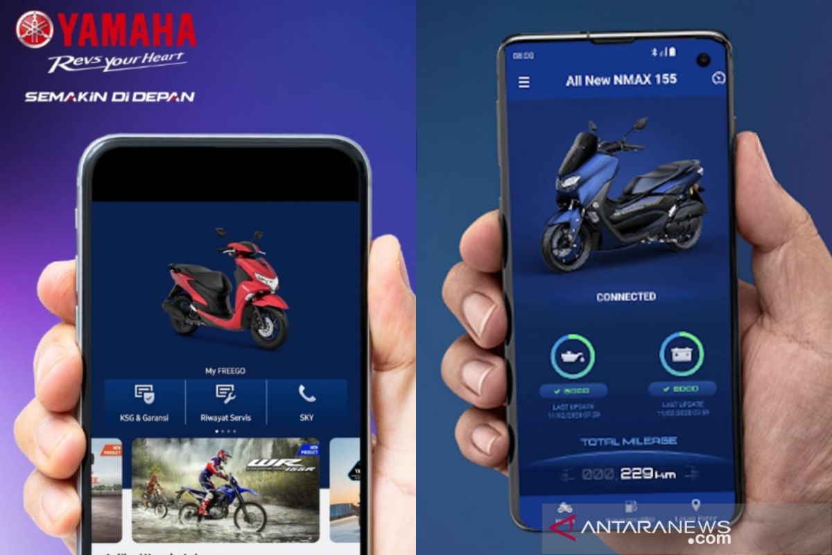 Nmax Makan Oli. Yamaha tambah fitur aplikasi NMax Y-Connect