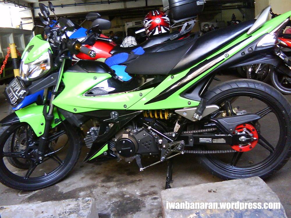 Nmax Modif Underbone. Foot step underbone Kawasaki Athlete…makin Pede aja bro!!!