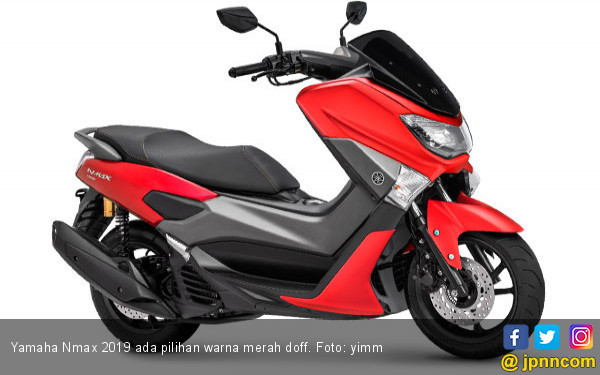 Nmax 2019 Warna Merah. Yamaha Munculkan Warna Lama di Nmax 2019, Kehabisan Ide?