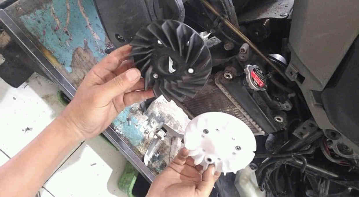 Nmax Ganti Kipas Radiator. Mengatasi Suara Ngorok NMAX, Pasang Kipas Radiator Vario