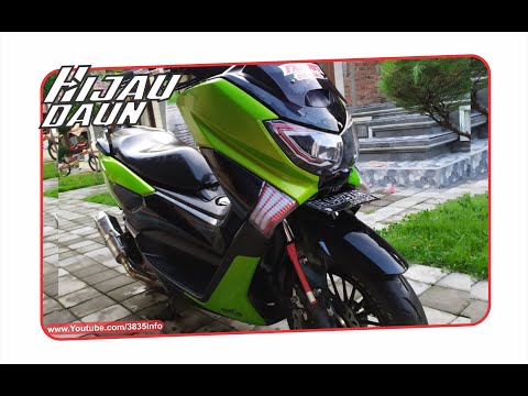 Nmax Warna Hijau Daun. Nmax Modif Warna Hijau Daun ala Famous Rider Bali - yamaha nmax modifikasi warna