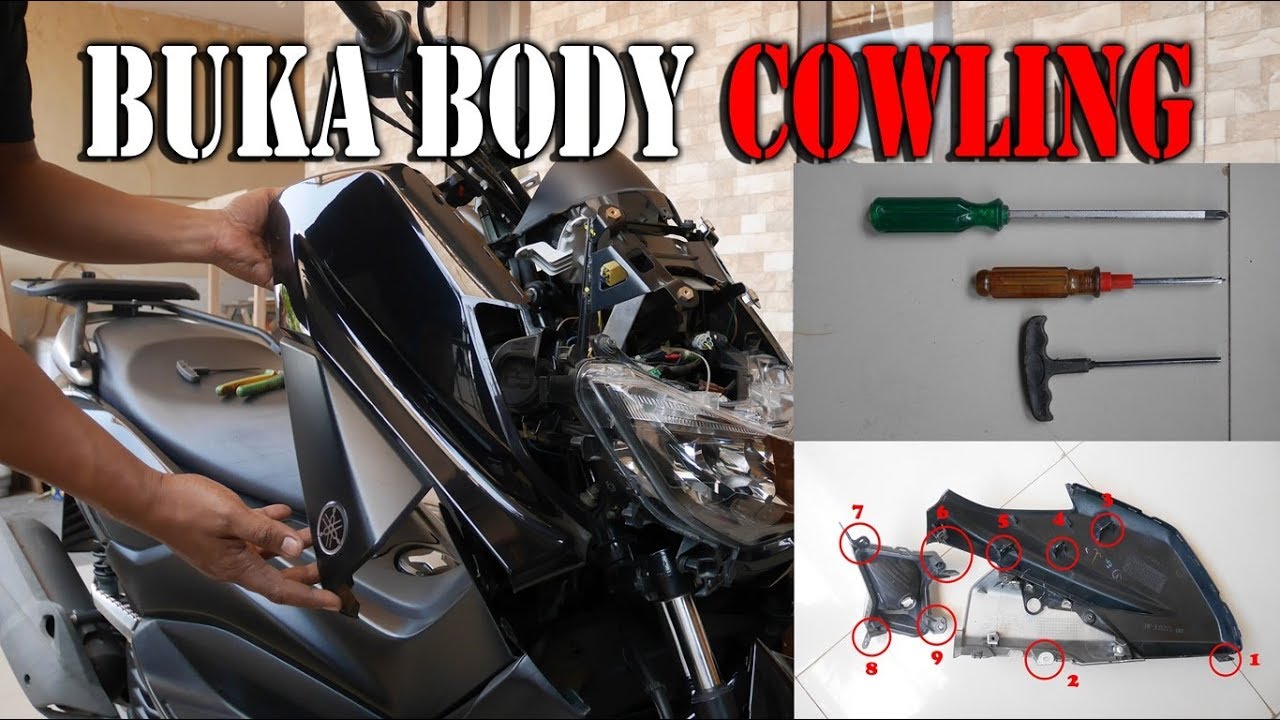 Cover Samping Nmax. cara cepat&aman buka cover samping/cover cowling - body depan yamaha nmax