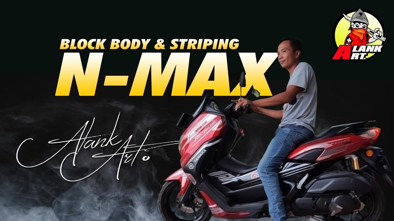 Stiker Untuk Yamaha Nmax. Stripping Cutting Sticker Yamaha N-Max 2021 - stiker yamaha nmax 2021
