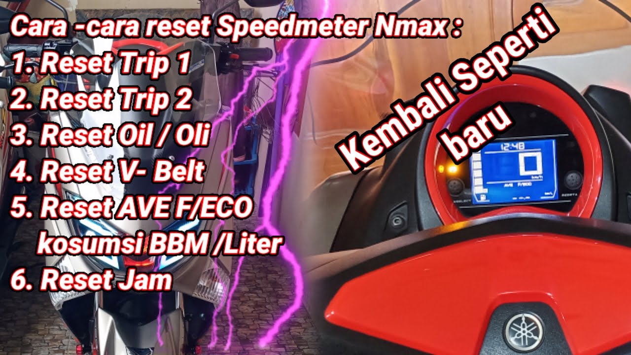 Ukuran Piston Nmax 2020. Reset Speedometer Nmax - Spido Meter Nmax kembali seperti baru turun dari Dealer - cara reset manual injeksi yamaha nmax