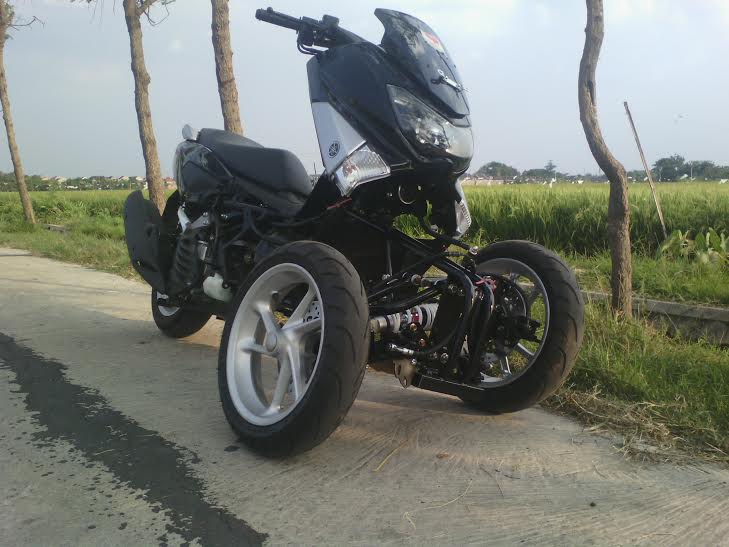 Nmax Modif Roda 3. Intip Modifikasi NMAX Tiga Roda Dari RWIN Development Solo