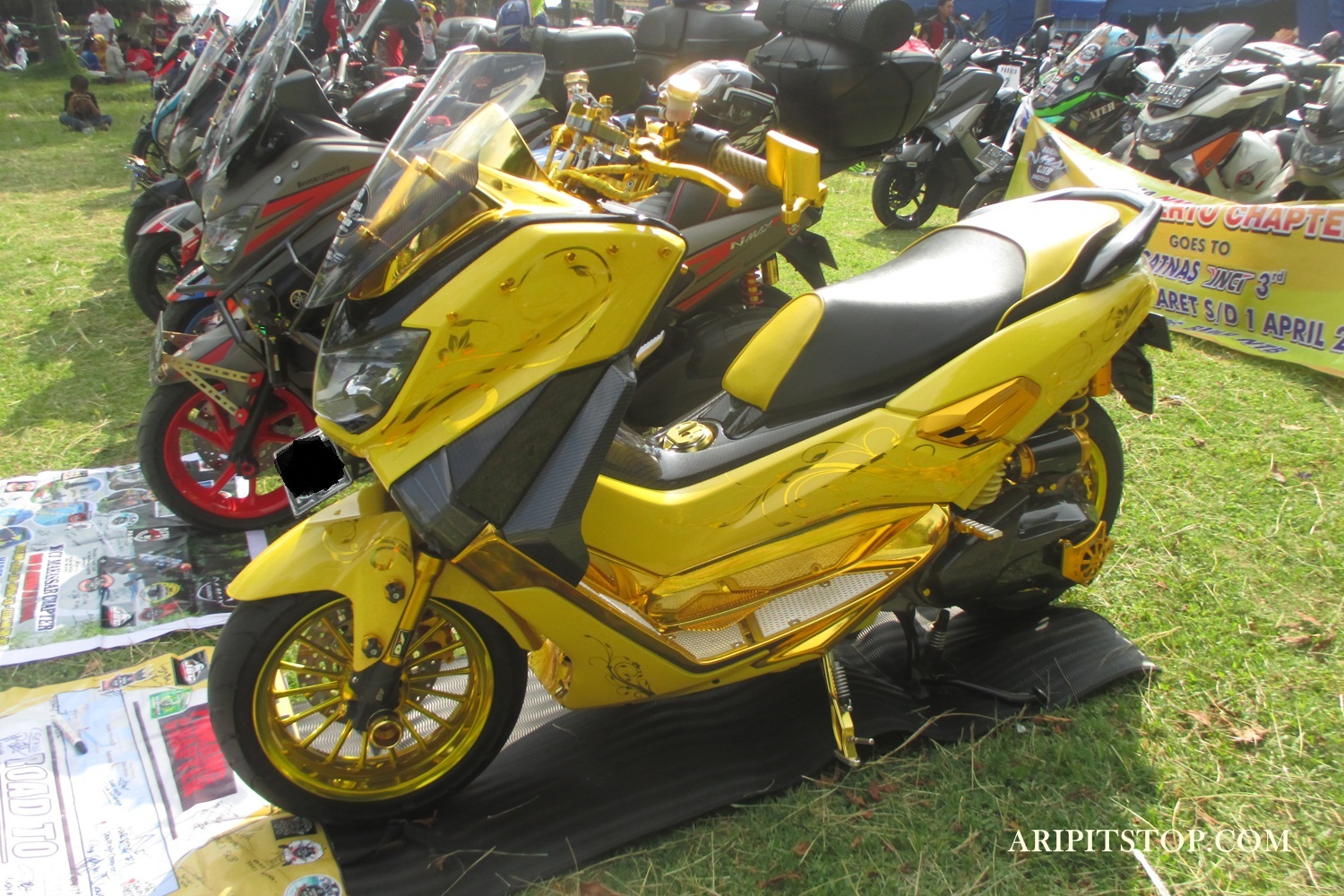 Nmax Modif Kuning. Modifikasi Yamaha Nmax Kuning Langsat, Sem… Kepengen Meriahnya