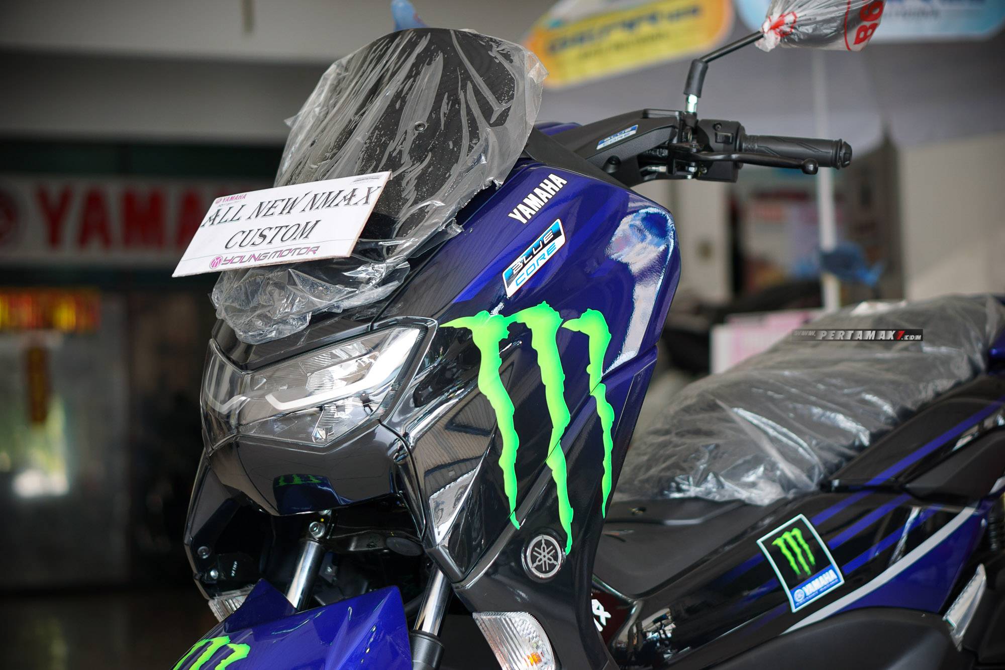 Nmax Modif Monster. Yamaha NMAX Monster Energy MotoGP, Ikonik