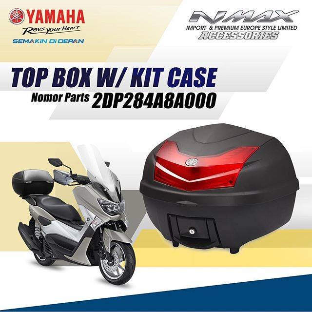 Nmax Yamaha Box. BOX Yamaha NMAX 155 Original Buat Bagasi Tambahan