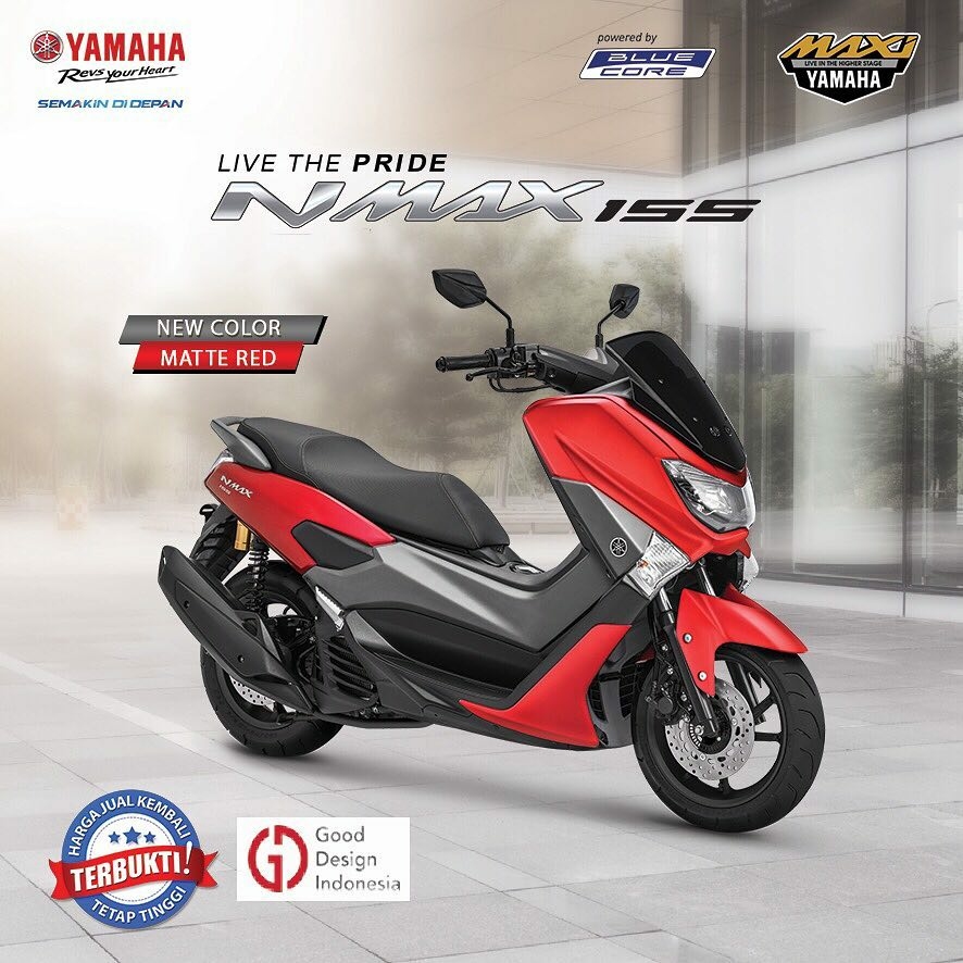 Modifikasi Nmax Merah Doff 2019. Yamaha Hadirkan NMax Merah Doff -