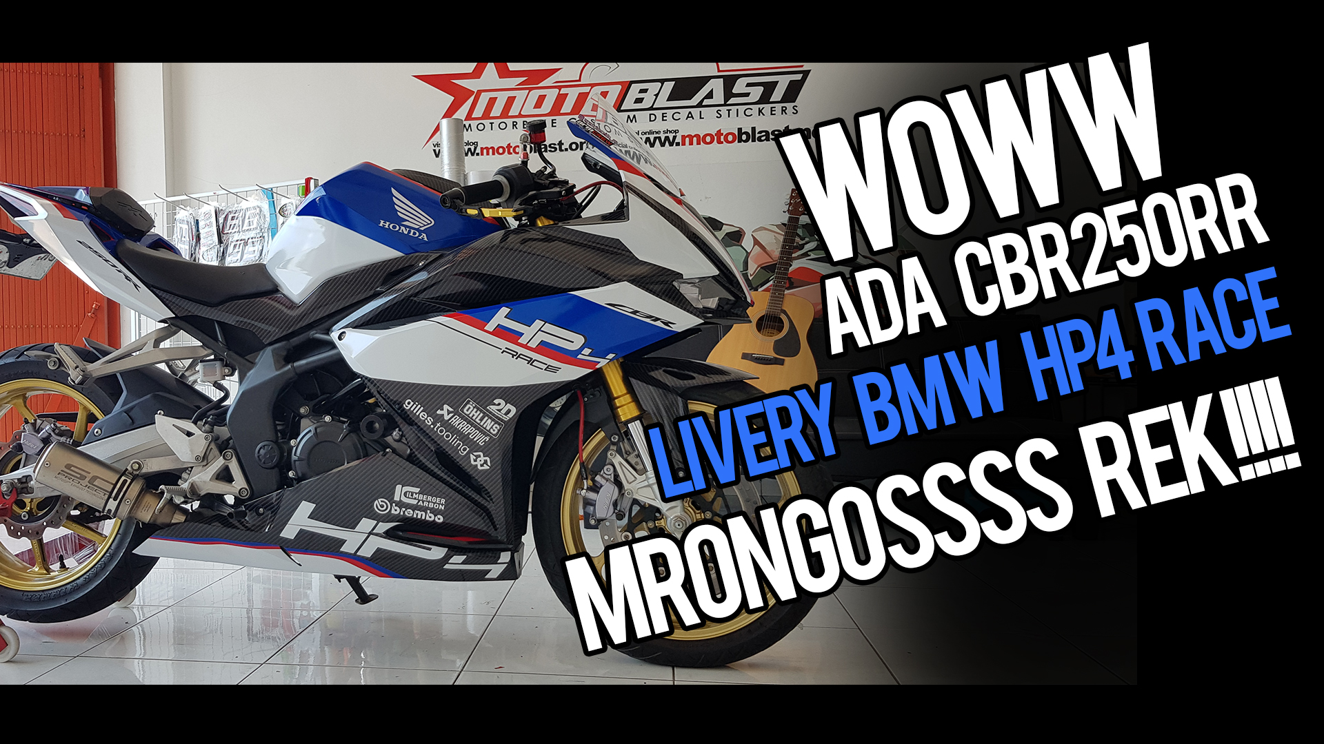 Nmax Decal Bmw. Honda CBR250RR Livery BMW HP4 Race, dadi sangar rek!