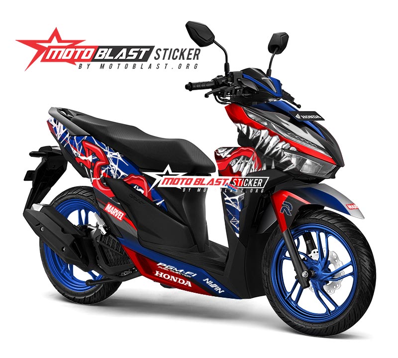 Stiker Nmax Venom. Inspirasi stiker Honda Vario 150 Venom, sangarr bro