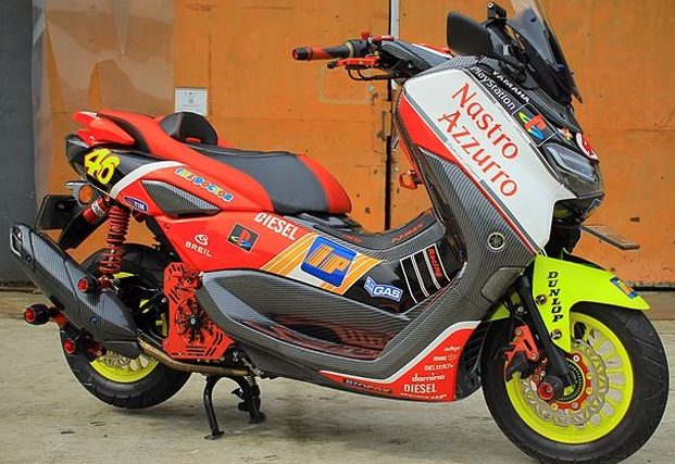 Modifikasi Vario 125 Ala Nmax. Modifikasi Yamaha NMAX ala Aprilia Rossi