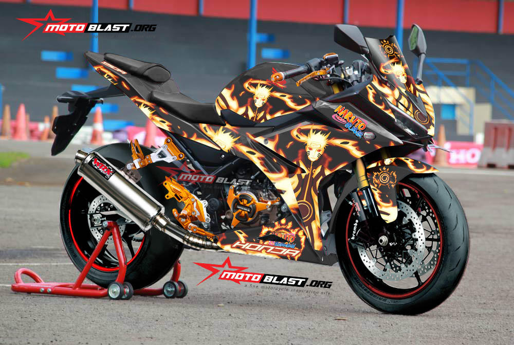 Decal Nmax Naruto. HOT : Graphic Kit honda all New CBR150R Black