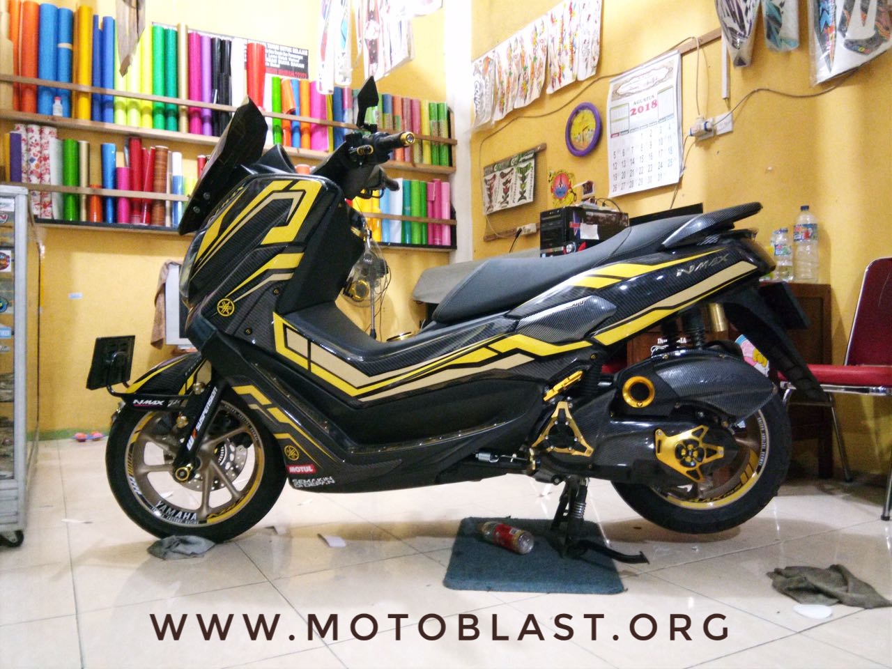 Nmax Modif Stiker. Aplikasi Wrapping decal stiker Yamaha Nmax. Suangarr broohhh