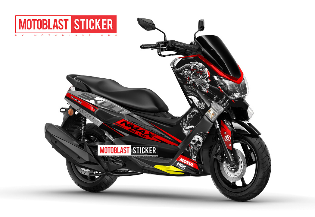 Nmax Striping Modif. Modifikasi Striping Yamaha Nmax 155 Skull