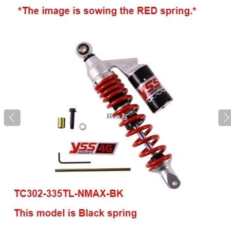 Yss Rear Shock Nmax. Jual YSS Thailand : Shock Belakang [G Series] NMAX Original