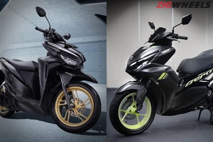 Kenyamanan Nmax Vs Aerox. Komparasi Petarung Ideal, Yamaha Aerox 155 Connected vs Honda Vario 150