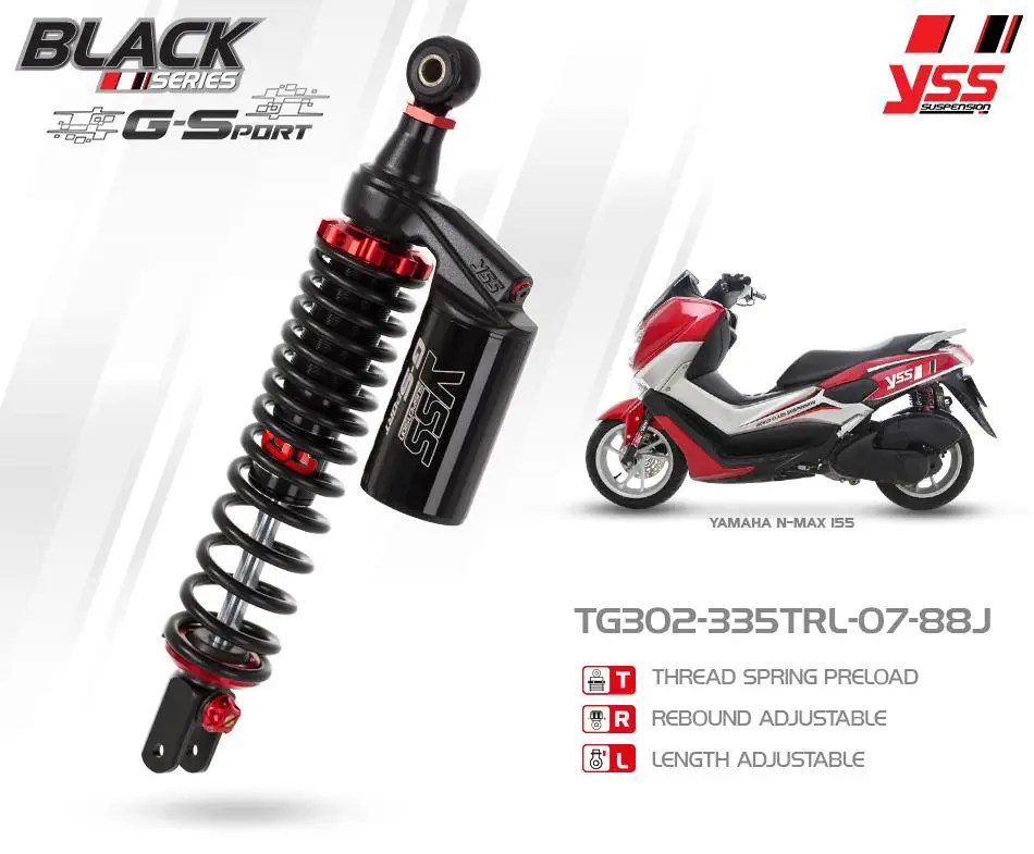 Nmax Shock Stock Size. Jual YSS THAILAND : G-Series Rear Shock NMAX 155 NMAX 155 Original