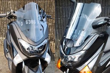 Windshield Geba Nmax. Yamaha NMAX Disuguhkan Windshield Aftermarket Lewat Situs Online, Mirip Asli Padahal Palsu