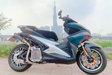 Nmax Modif R1. Yamaha Aerox Upgrade Mesin Jadi 200cc, Pakai Knalpot Ala Yamaha R1 Lawas