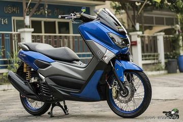 Modif Nmax Velg Jari. Modifikasi Yamaha NMAX Lama Pakai Pelek Jari-jari dan Bodi Elegan