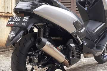 Knalpot Nmax Thailand. Yamaha NMAX Makin Ngacir Templok Knalpot Daytona Slash, Sektor CVT Juga Mendukung