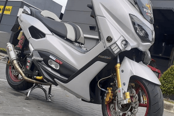 Nmax Modif Lucu. Modifikasi Yamaha NMAX Pakai Kaliper Rem Full RCB, Segini Biayanya