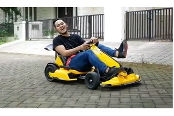 Spion Nmax Untuk Vario. Gilang 'Juragan 99' Jadi Sorotan, Pernah Beli Gokart Xiaomi X Lamborghini