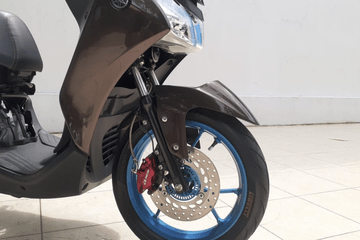 Modifikasi Warna Velg Nmax. Yamaha Lexi Stylish Modal Berganti Warna Pelek, Kaki Dijejali Part RCB