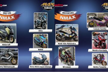 Modif Yamaha Nmax 2021. Selamat! Ini 10 Peserta Yamaha NMAX Yang Lolos 40 Besar Online Customaxi 2021