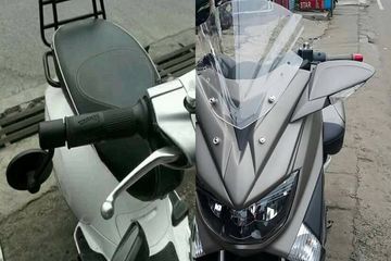 Spion Nmax Stang. Pindah Spion Motor ke Jalu Setang atau Tebeng Depan, Safety Enggak Ya?