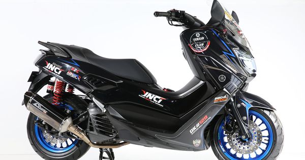 Modifikasi Harian Yamaha Nmax. Enggak Puas Tampil Standar, NMAX Ini Dimodif Racing Harian