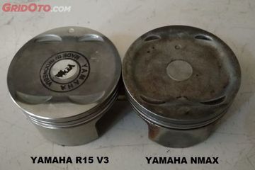 Nmax Vs R15 V3. Segini Biaya Pasang Piston Yamaha R15 V3 di Yamaha NMAX Atau Aerox 155