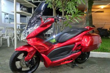 Nmax Modif Goldwing. Honda PCX Berkamuflase Ala Gold Wing, Modal Cuma Rp 11 juta