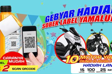 Oli Nmax Yamalube. Beli Oli Yamalube Bisa Dapat NMAX Hingga XSR 155, Ini Caranya