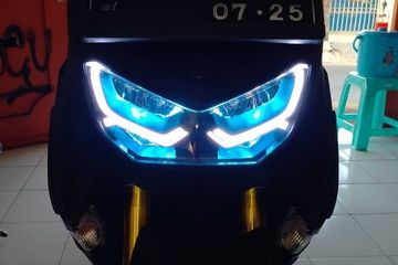 Lampu Custom Nmax. Berikut Harga 2 Model DRL Custom Pada Headlamp Yamaha NMAX Baru