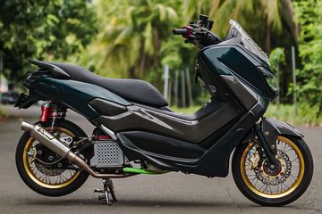 Modifikasi Nmax 2021 Jari Jari. Yamaha NMAX Lama Operasi Kaki, Berpelek Jari-jari Plus Pengereman RCB