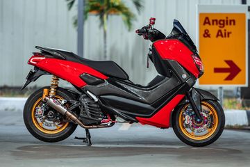 Mesin Nmax Bore Up. Yamaha NMAX Si Merah Kota Kembang, Bore Up Mesin Berontak 221cc