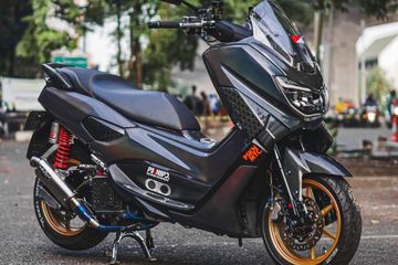 Motor Nmax Biru Navy. Yamaha NMAX Dandan Proper, Jubahnya Unik Plus Aksesori Istimewa