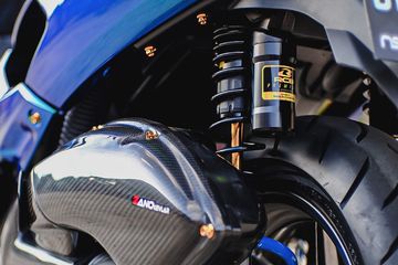 Nmax Shock Upgrade. Awas Mentok, Ini Ukuran Ban Belakang Yamaha NMAX yang Sudah Ganti Sok Aftermarket