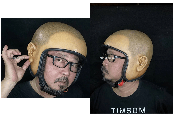 Harga Baru Helm Nmax. Bentuknya Menyerupai Kepala Manusia, Helm Custom Ini Harganya Setara Satu Bulan Cicilan Yamaha NMAX