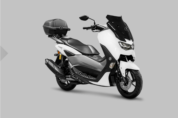 Aksesoris Resmi Nmax 2020. Baru Meluncur, Aksesori Resmi Yamaha All New NMAX Sudah Tersedia, Lengkap dari Windshield Sampai Boks Tambahan