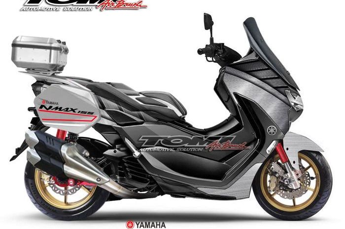 All New Nmax Modif Touring. Cakep, Ini Tiga Pilihan Modifikasi Yamaha All New NMAX dari Touring, Sport dan Blue In The Sky Concept