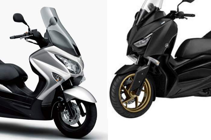 Yamaha Nmax 155 Vs Suzuki Burgman 200. Siap Jegal Yamaha All New NMAX, Suzuki Burgman 200 Dijegal Balik Oleh 'Kakak' NMAX, Power dan Harganya Beda Jauh