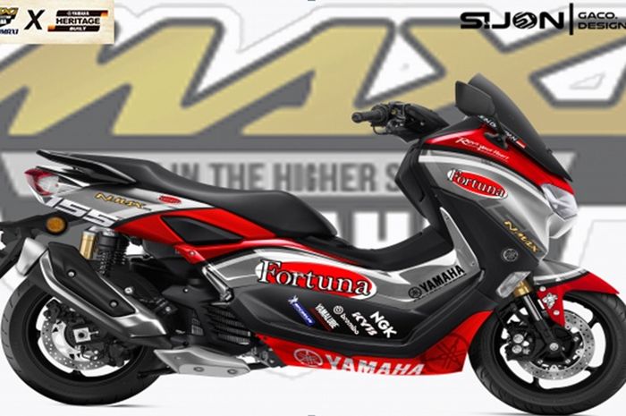 Sticker All New Nmax 2020. Inspirasi Stiker Yamaha NMAX 2020, Dari Motif MotoGP Sampai Ninja