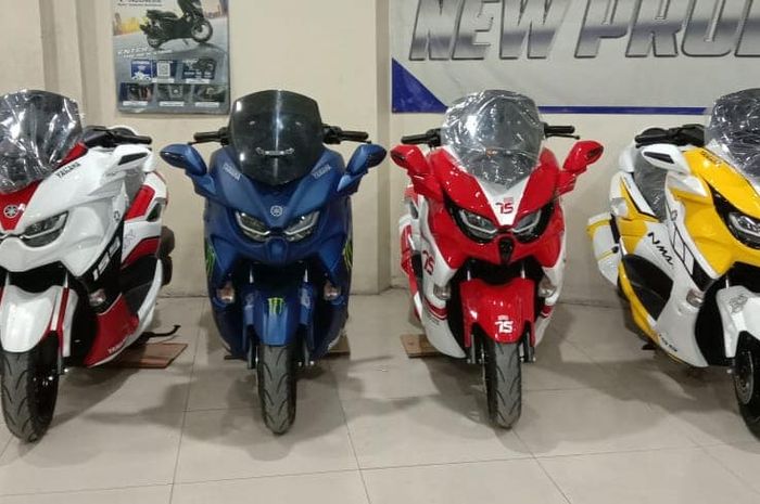 Nmax Predator Putih. Bisa Beli di Dealer Secara Tunai atau Kredit, All New NMAX Predator Punya Banyak Pilihan Warna Loh